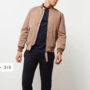 River Island Men’s Basic Bomber Jacket